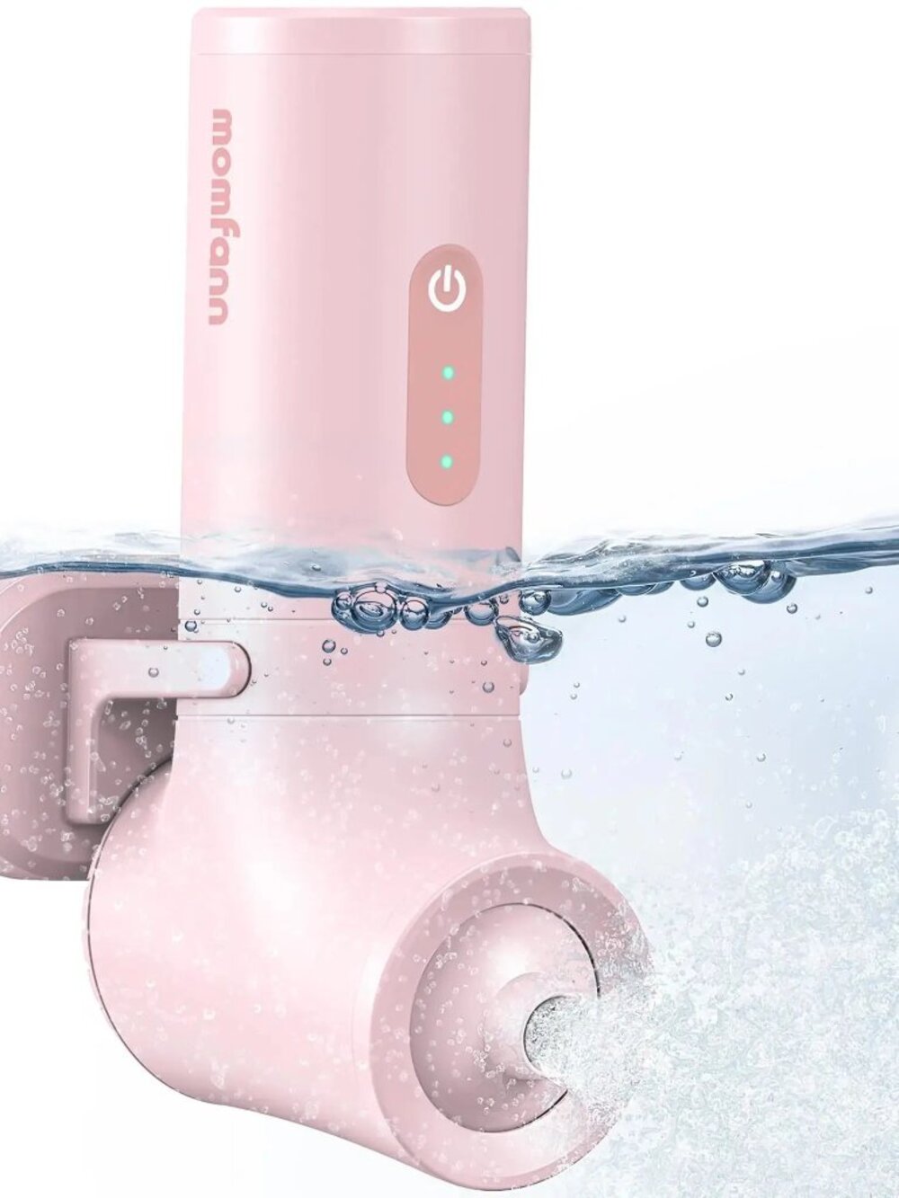 NEW PINK Cordless Bath Jet Spa Portable Bathtub Accessory Stream&Bubble Massage